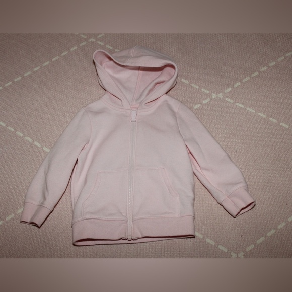 Cat & Jack Other - CAT & JACK 18 Month Toddler Baby Girl Light Pink Zip Up Hoodie Sweatshirt Target